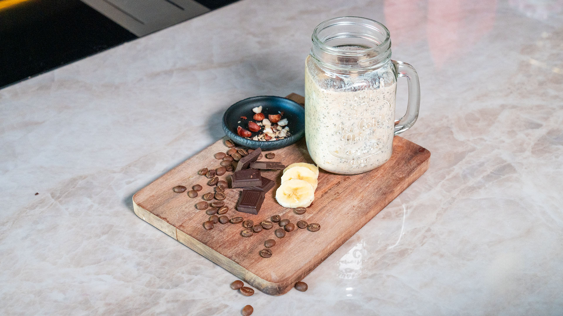 espresso overnight oats kjøleskapsgrøt kaldgrøt